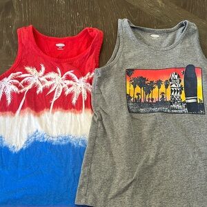 Old navy palm tree graphic tanks, Medium (8)